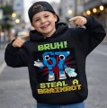 BLUZA 3D Dla Dzieci UNISEX streetwear SIX SEVEN 67 Bruh! Steal a Brainrot rozmiar 100-160 cm