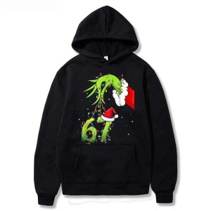 BLUZA 3D Dla Dzieci UNISEX streetwear SIX SEVEN 67 Edycja GRINCH rozmiar 100-160 cm