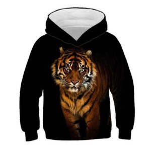 BLUZA 3D dla dzieci Zwierzęta tygrys ROZMIAR 100-160