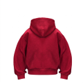 Czerwona Bluza Męska Rozpinana Oracle Red Bull Racing typu Full-Zip z wbudowaną kominiarką