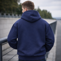 Granatowa Bluza Męska Rozpinana Oracle Red Bull Racing typu Full-Zip z wbudowaną kominiarką
