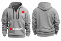 Męska Bluza z Kapturem SUZUKI oddychająca z kieszeniami roz. S-3XL