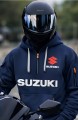 Męska Bluza z Kapturem SUZUKI oddychająca z kieszeniami dla fana motoryzacji roz. S-3XL