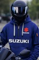 Męska Bluza z Kapturem SUZUKI oddychająca z kieszeniami dla fana motoryzacji roz. S-3XL
