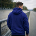 Męska Bluza z Kapturem SUZUKI oddychająca z kieszeniami dla fana motoryzacji roz. S-3XL