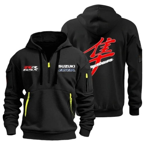 Męska Bluza z Kapturem SUZUKI HAYABUSA dla fana motoryzacji roz. S-3XL