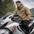 Męska Bluza z Kapturem SUZUKI HAYABUSA dla fana motoryzacji roz. S-3XL