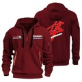 Męska Bluza z Kapturem SUZUKI HAYABUSA dla fana motoryzacji roz. S-3XL