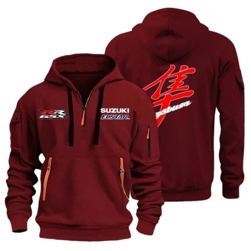 Męska Bluza z Kapturem SUZUKI HAYABUSA dla fana motoryzacji roz. S-3XL