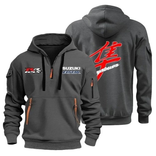 Męska Bluza z Kapturem SUZUKI HAYABUSA dla fana motoryzacji roz. S-3XL