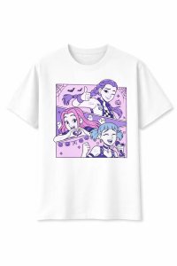 T-shirt 3D dla dzieci K-Pop Demon Hunter koszulka dla dziewczynki