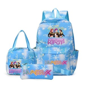  Plecak Dla Dzieci Zestaw Szkolny 3 w 1 z motywem K-Pop Demon Hunter