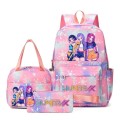 Plecak Dla Dzieci Zestaw Szkolny 3 w 1 z motywem K-Pop Demon Hunter