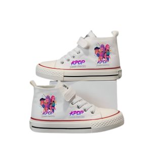 Buty dziecięce UNISEX sportowe trampki białe dla dzieci K-POP Demon Hunters HUNTRIX roz.25-37