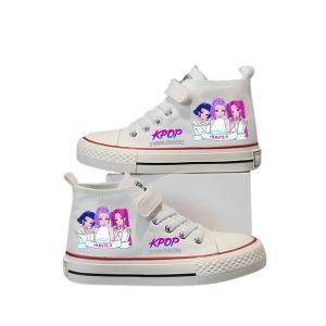 Buty dziecięce UNISEX sportowe trampki białe dla dzieci K-POP Demon Hunters HUNTRIX roz.25-37