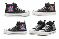 Buty dziecięce UNISEX sportowe trampki czarne dla dzieci K-POP Demon Hunters HUNTRIX roz.25-37