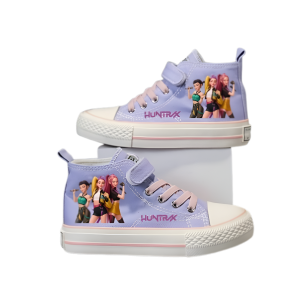 Buty dziecięce UNISEX sportowe trampki fioletowe dla dzieci K-POP Demon Hunters HUNTRIX roz.25-37