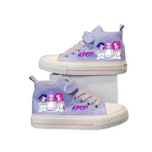 Buty dziecięce UNISEX sportowe trampki fioletowe dla dzieci K-POP Demon Hunters HUNTRIX roz.25-37