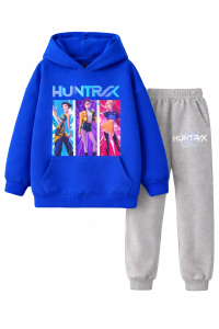 Komplet Dresowy UNISEX ubranie dla dzieci K-Pop Demon Hunters HUNTRIX roz. 100-160 cm