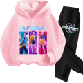 Komplet Dresowy UNISEX ubranie dla dzieci K-Pop Demon Hunters HUNTRIX roz. 100-160 cm