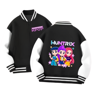 Dziecieca bluza UNISEX baseballowka dla dzieci K-Pop Demon Hunter HUNTRIX