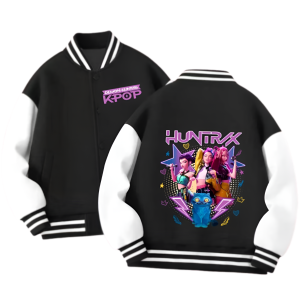 Dziecieca bluza UNISEX baseballowka dla dzieci K-Pop Demon Hunter HUNTRIX