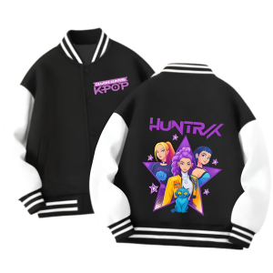 Dziecieca bluza UNISEX baseballowka dla dzieci K-Pop Demon Hunter HUNTRIX