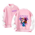 Dziecieca bluza dla dziewczynki baseballowka dla dzieci K-Pop Demon Hunter HUNTRIX
