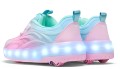 Butorolki dla dzieci z podeszwą LED buty z kółkami i podświetleniem roz.29-39