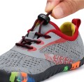 Dziecięce Buty do Wody i na Plażę – Popielate Szybkoschnące i Antypoślizgowe