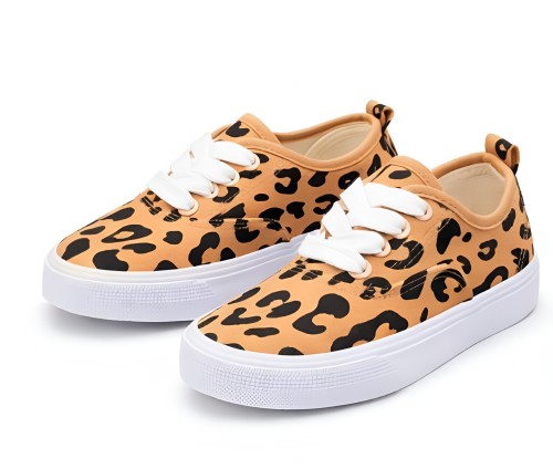 Dziecięce trampki w panterkę UNISEX – lekkie i stylowe sneakersy dla dzieci roz.22-38