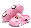 Klapki dziecięce AUTA różowe chodaki dla dzieci z podświetleniem LED