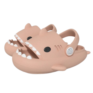 Klapki dla dzieci UNISEX piankowe SHARKY antypoślizgowe w kształcie REKINA 3D