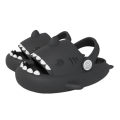 Klapki dla dzieci UNISEX piankowe SHARKY antypoślizgowe w kształcie REKINA 3D