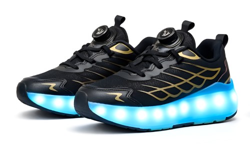 Butorolki dla dzieci UNISEX sneakersy z podświetlaną podeszwą LED