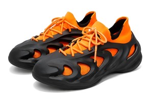 Pomarańczowo-Czarne Buty dla dzieci FOAM obuwie dziecięce UNISEX designerskie sneakersy roz.26-37