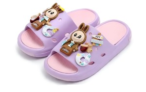 Klapki dziecięce 3D lekkie LABUBU antypoślizgowe roz.24-35