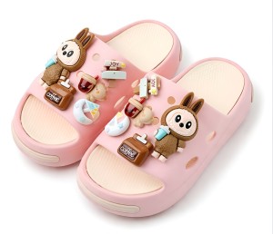Klapki dziecięce 3D lekkie LABUBU antypoślizgowe roz.24-35