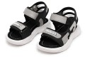 Sandały dziecięce sportowe na rzep sandałki dla dzieci UNISEX w Kolorze Czarno-Szarym