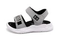 Sandały dziecięce sportowe na rzep sandałki dla dzieci UNISEX w Kolorze Szarym