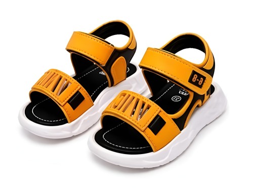 Sandały dziecięce sportowe na rzep sandałki dla dzieci UNISEX w Kolorze Pomarańczowym