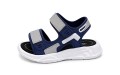Sandały dziecięce sportowe na rzep sandałki dla dzieci UNISEX w Kolorze Granatowo-Szarym