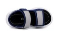 Sandały dziecięce sportowe na rzep sandałki dla dzieci UNISEX w Kolorze Granatowo-Szarym