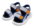Sandały dziecięce sportowe na rzep sandałki dla dzieci UNISEX w Kolorze Niebiesko-Szarym