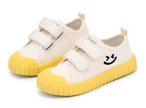 Dziecięce Trampki na rzep UNISEX z Gumowym Noskiem sneakersy dla dzieci motyw Buźki