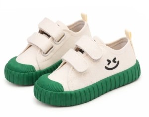 Dziecięce Trampki na rzep UNISEX z Gumowym Noskiem sneakersy dla dzieci motyw Buźki