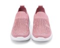 Buty dziecięce wsuwane lekkie sneakersy dla dzieci siateczkowe różowe