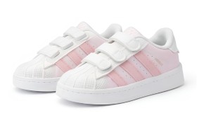 Buty dziecięce sportowe różowo-białe na rzepy sneakersy dla dziewczynki