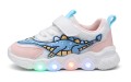 Świecące buty dla dzieci DINOZAURY sportowe sneakersy UNISEX z podświetlaną podeszwą LED