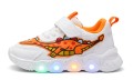 Świecące buty dla dzieci DINOZAURY sportowe sneakersy UNISEX z podświetlaną podeszwą LED